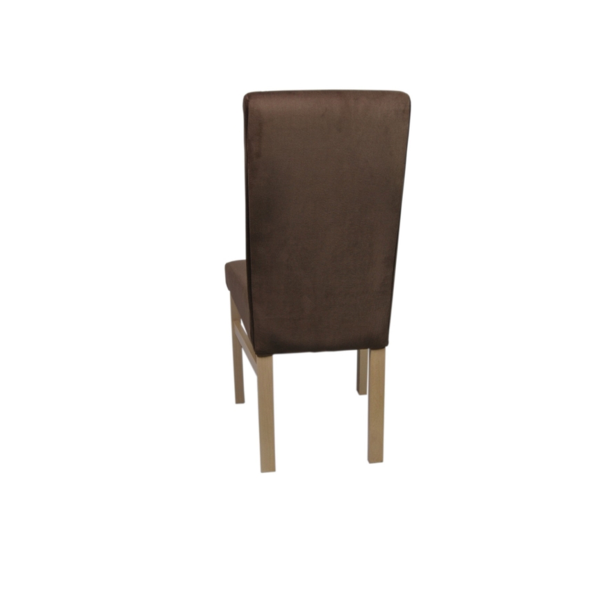 Chaise de salle à manger ALISON marron/hêtre