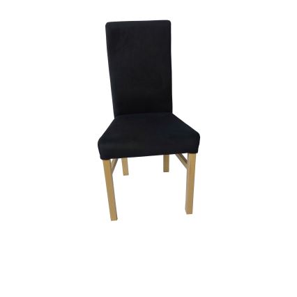 Chaise de salle à manger ALISON noir/hêtre