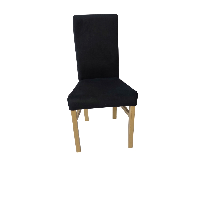 Chaise de salle à manger ALISON noir/hêtre