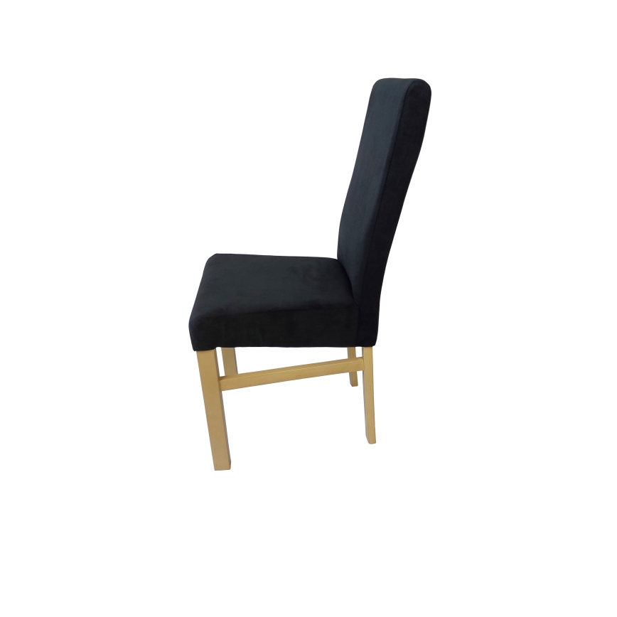 Chaise de salle à manger ALISON noir/hêtre