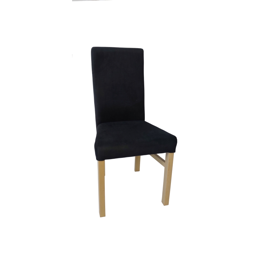 Chaise de salle à manger ALISON noir/hêtre