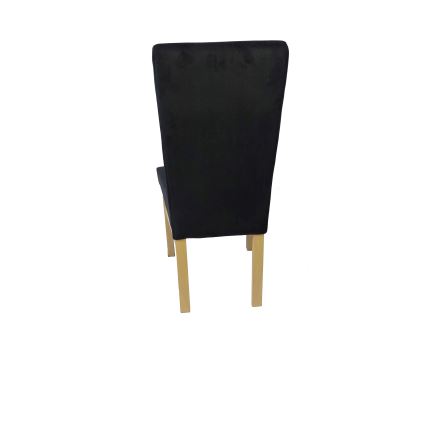 Chaise de salle à manger ALISON noir/hêtre
