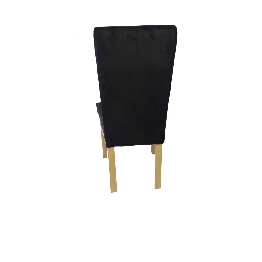 Chaise de salle à manger ALISON noir/hêtre