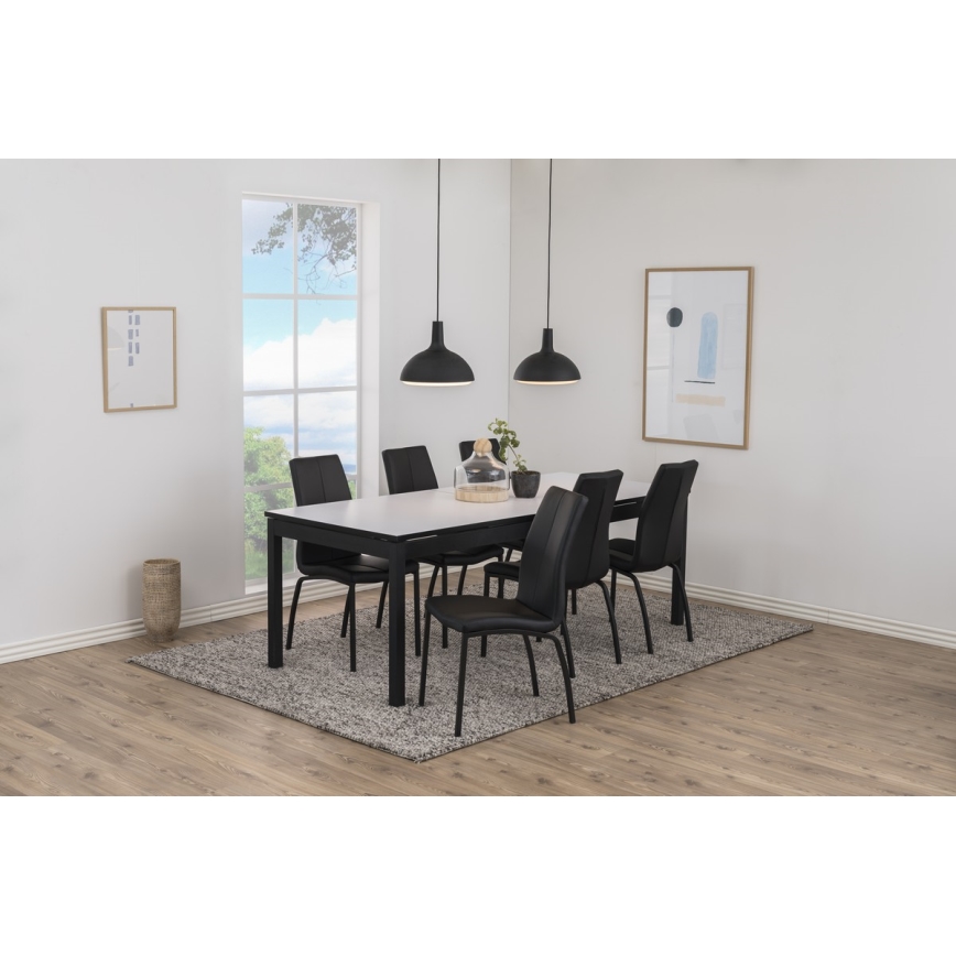 Chaise de salle à manger AMAL 1 pcs noir