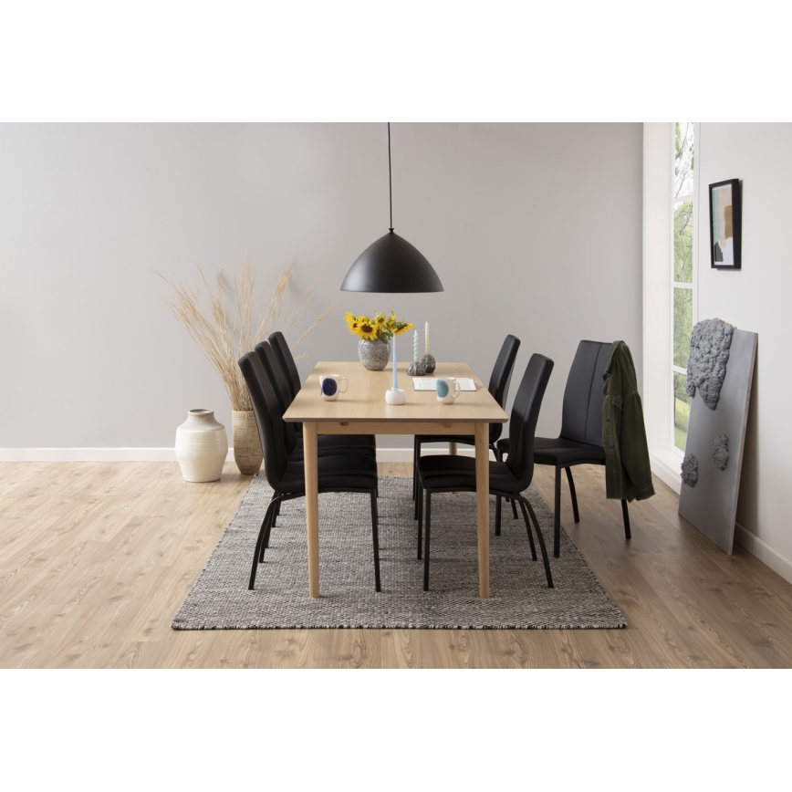 Chaise de salle à manger AMAL 1 pcs noir