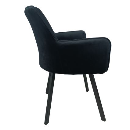 Chaise de salle à manger AMELIA noir