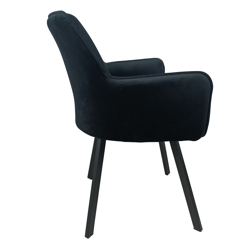 Chaise de salle à manger AMELIA noir