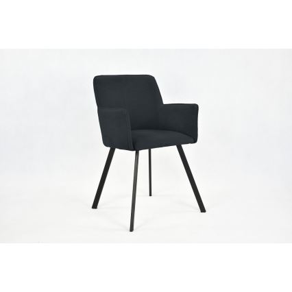 Chaise de salle à manger AMELIA noir
