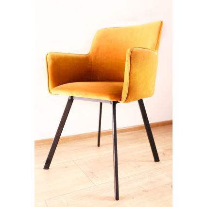 Chaise de salle à manger AMELIA orange