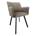 Chaise de salle à manger AMELIA taupe