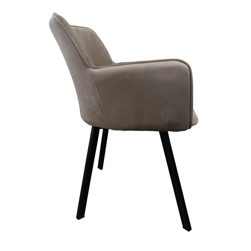 Chaise de salle à manger AMELIA taupe