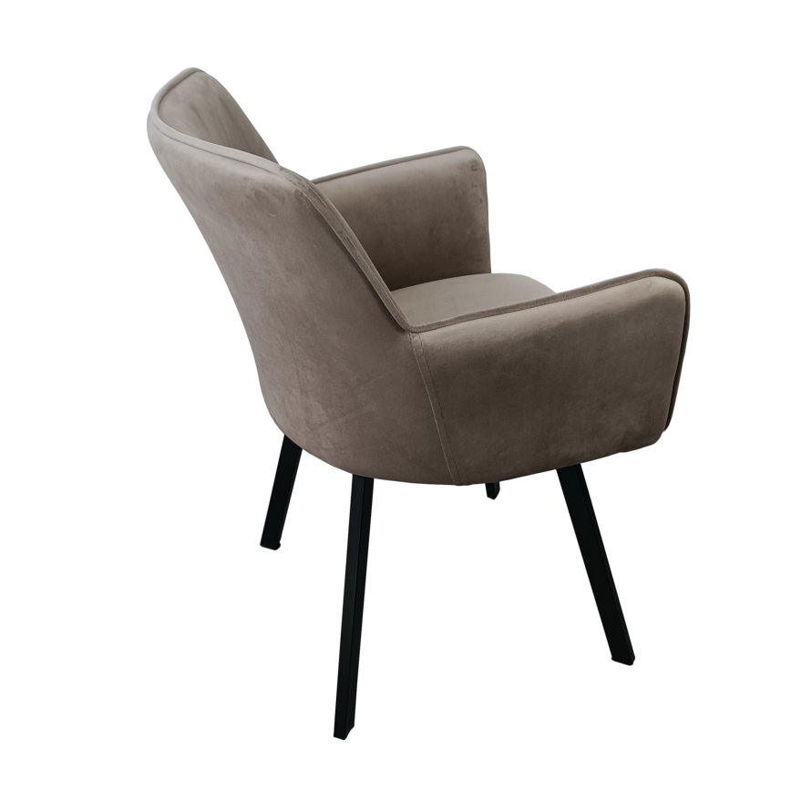 Chaise de salle à manger AMELIA taupe