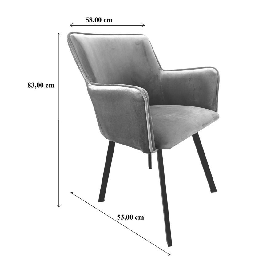 Chaise de salle à manger AMELIA vert