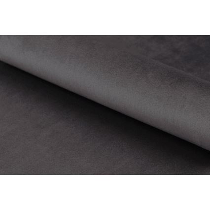 Chaise de salle à manger avec accoudoirs AYLIN 1 pcs gris foncé