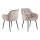 Chaise de salle à manger avec accoudoirs AYLIN 1 pcs rose