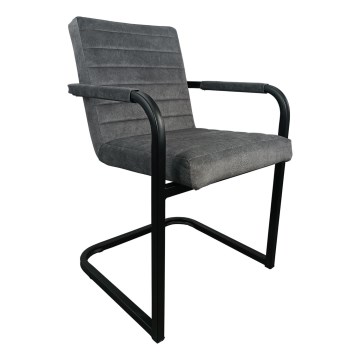 Chaise de salle à manger BART gris
