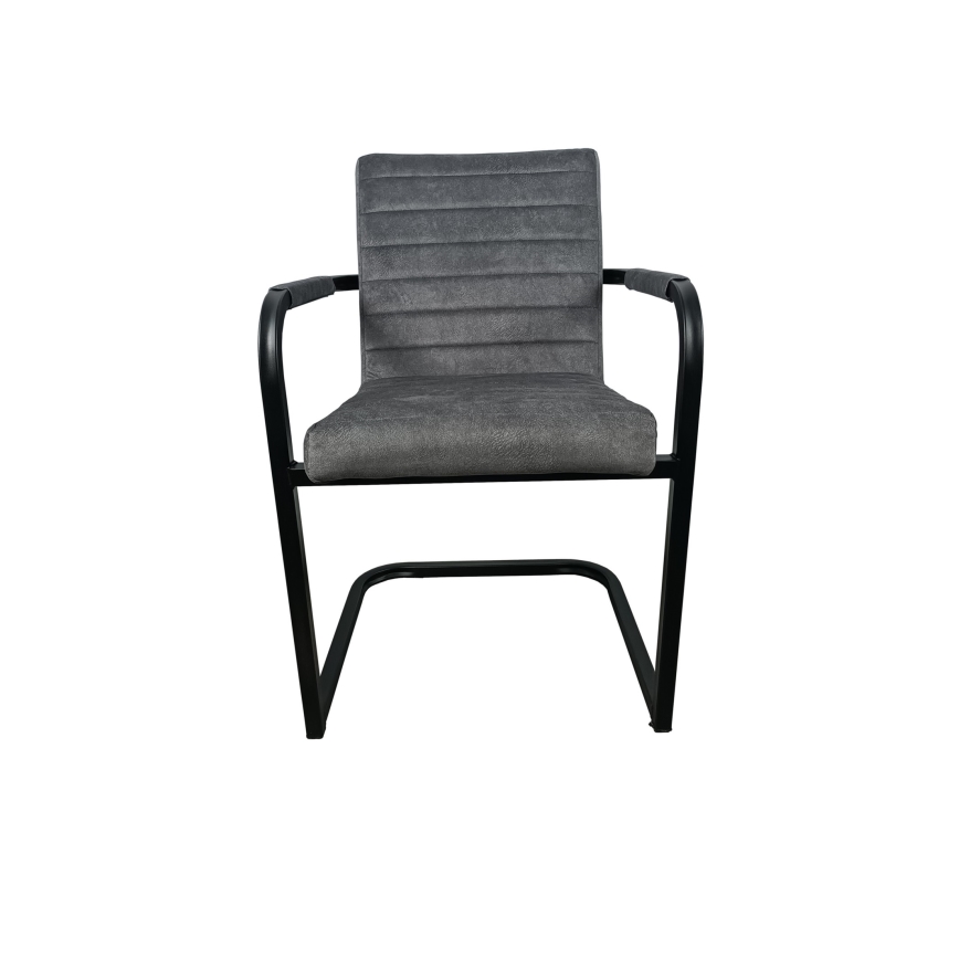 Chaise de salle à manger BART gris