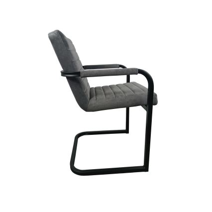 Chaise de salle à manger BART gris