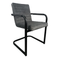 Chaise de salle à manger BART grise