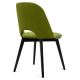 Chaise de salle à manger BOVIO 86x48 cm vert clair/hêtre
