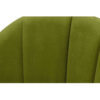 Chaise de salle à manger BOVIO 86x48 cm vert clair/hêtre