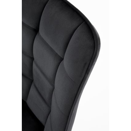 Chaise de salle à manger COMORO, 1 pièce, noire