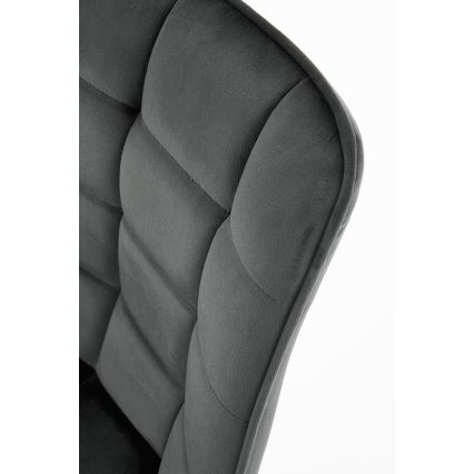 Chaise de salle à manger COMORO 1 unité gris anthracite