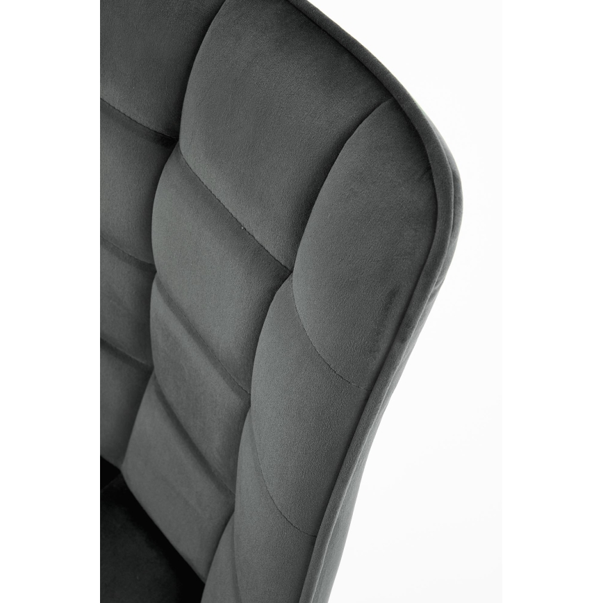 Chaise de salle à manger COMORO 1 unité gris anthracite
