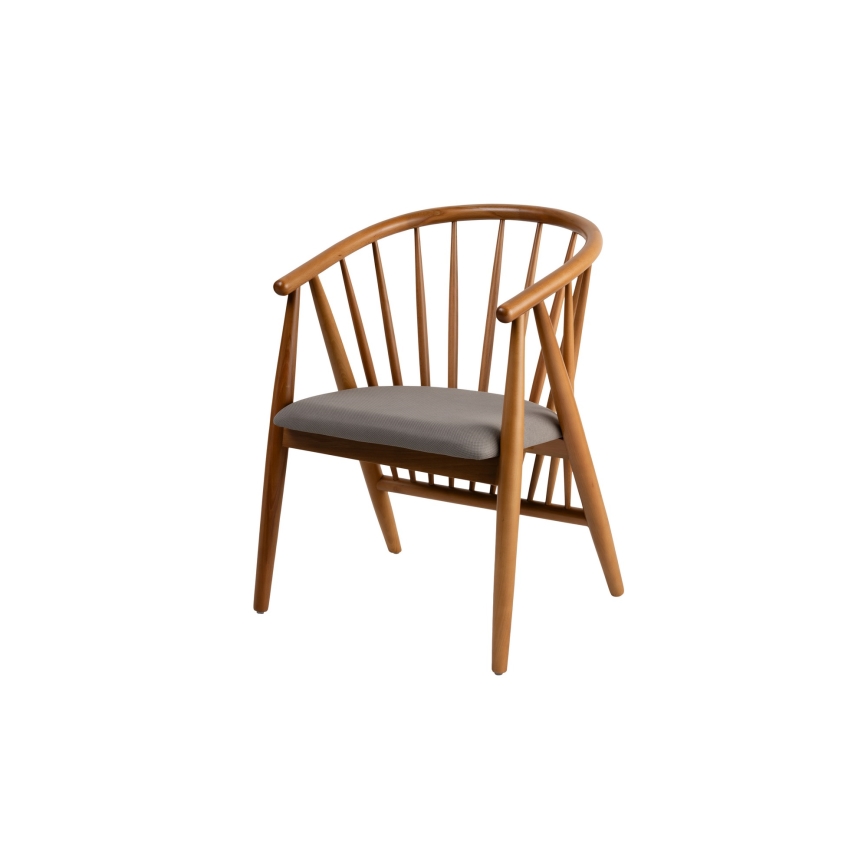 Chaise de salle à manger DORIS 82x56 cm chêne/gris