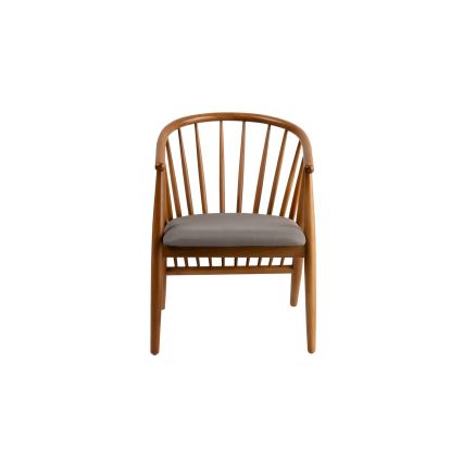 Chaise de salle à manger DORIS 82x56 cm chêne/gris