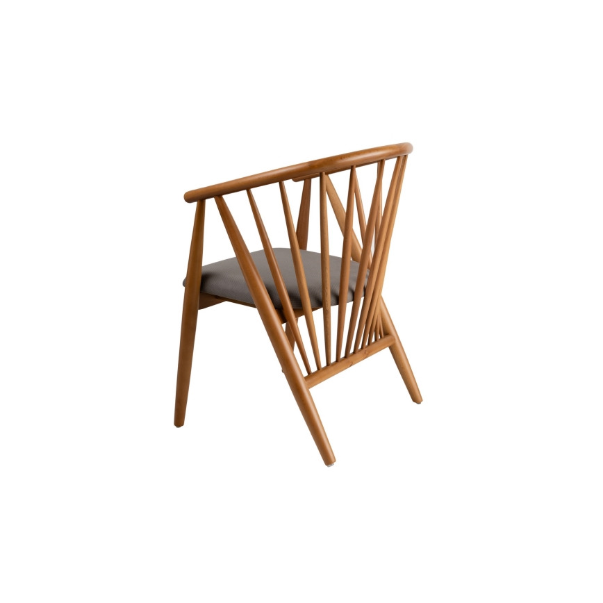 Chaise de salle à manger DORIS 82x56 cm chêne/gris