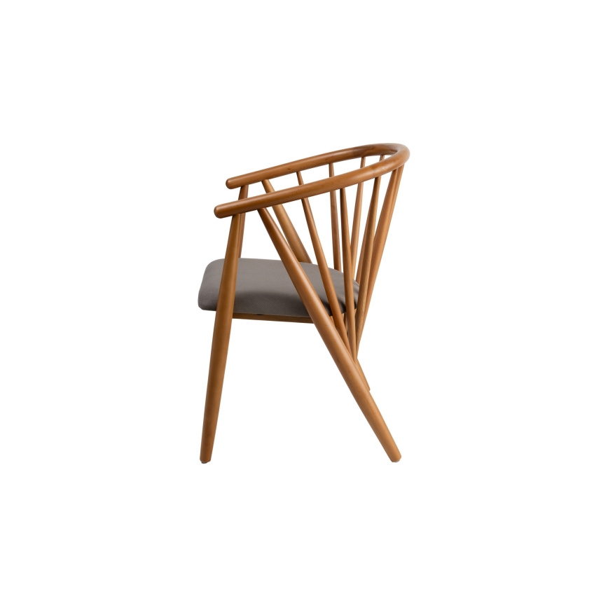 Chaise de salle à manger DORIS 82x56 cm chêne/gris