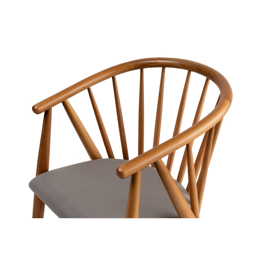Chaise de salle à manger DORIS 82x56 cm chêne/gris