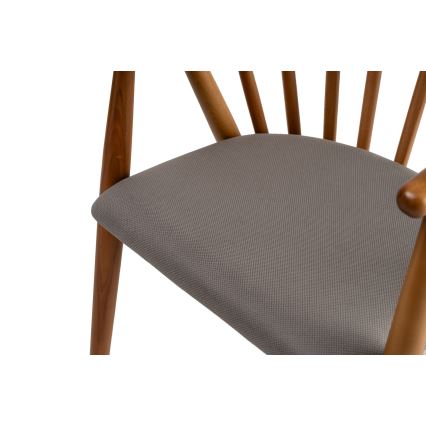 Chaise de salle à manger DORIS 82x56 cm chêne/gris