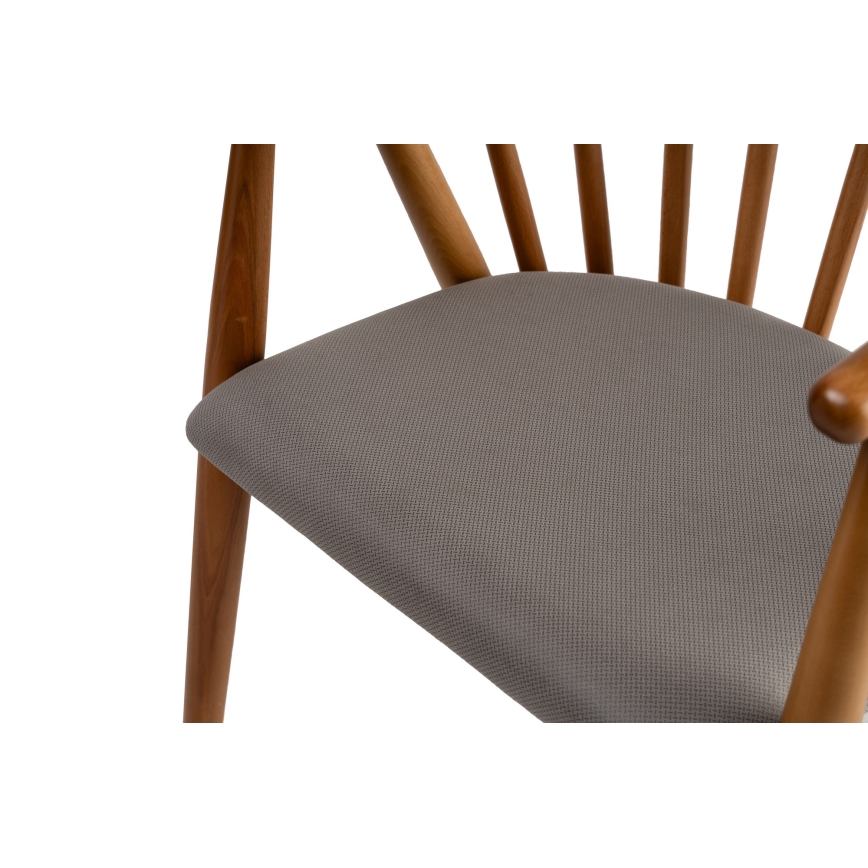 Chaise de salle à manger DORIS 82x56 cm chêne/gris