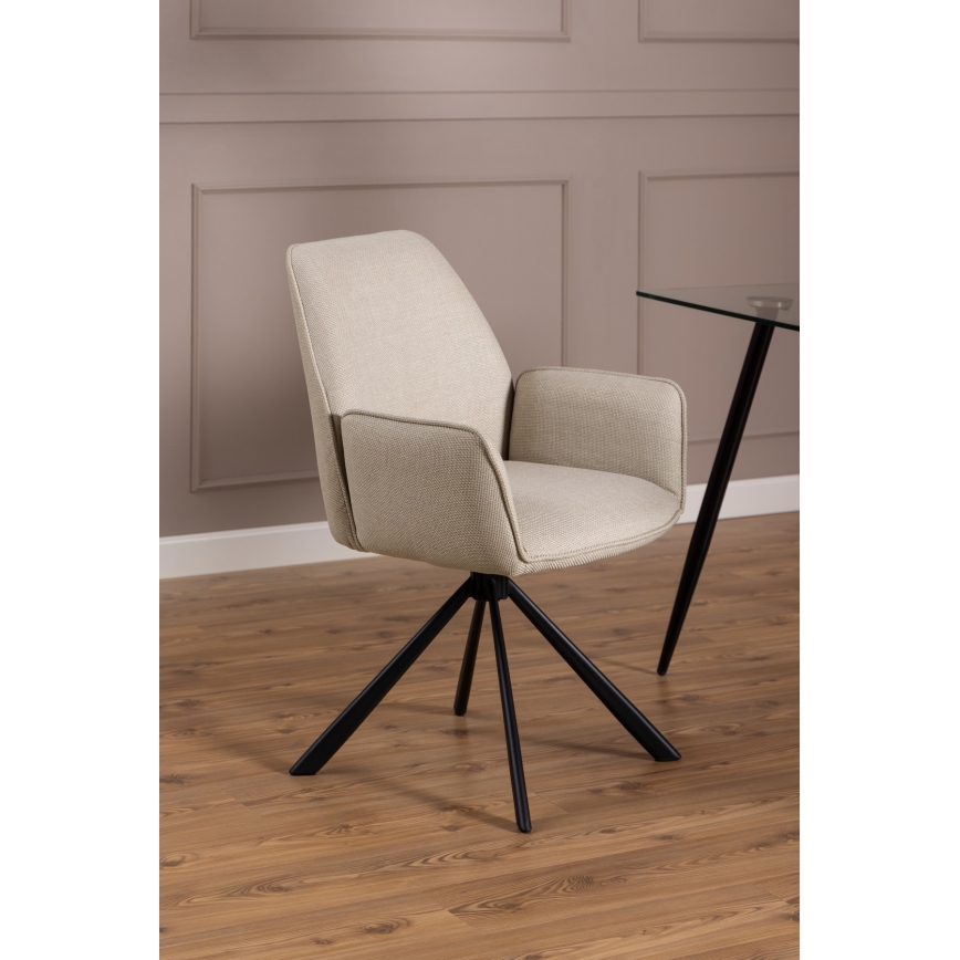 Chaise de salle à manger ESME 1 pcs beige