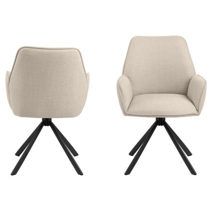 Chaise de salle à manger ESME 1 pcs beige
