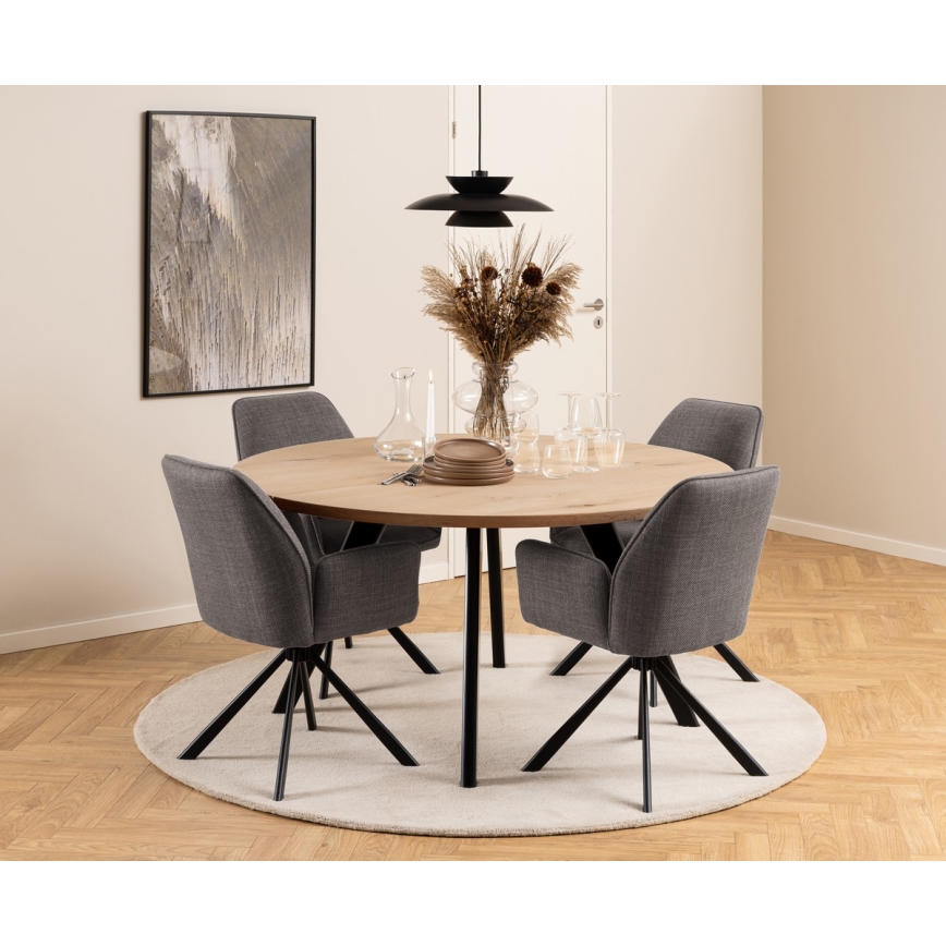 Chaise de salle à manger ESME 1 pcs gris