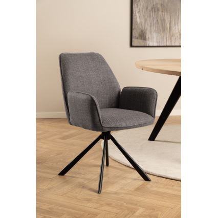 Chaise de salle à manger ESME 1 pcs gris