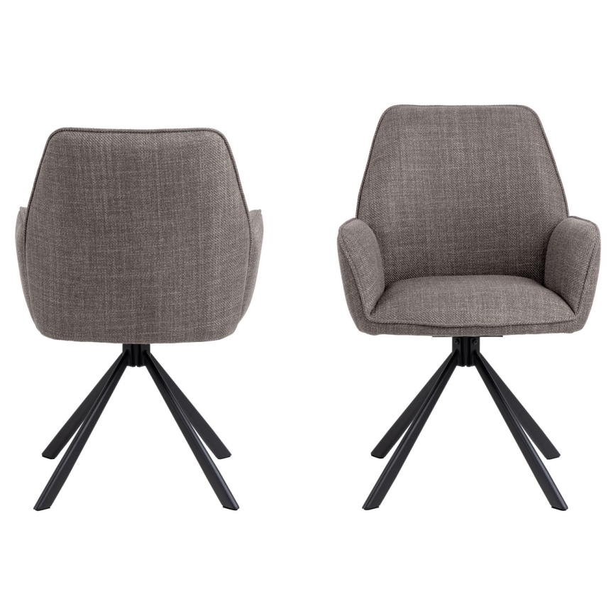 Chaise de salle à manger ESME 1 pcs gris
