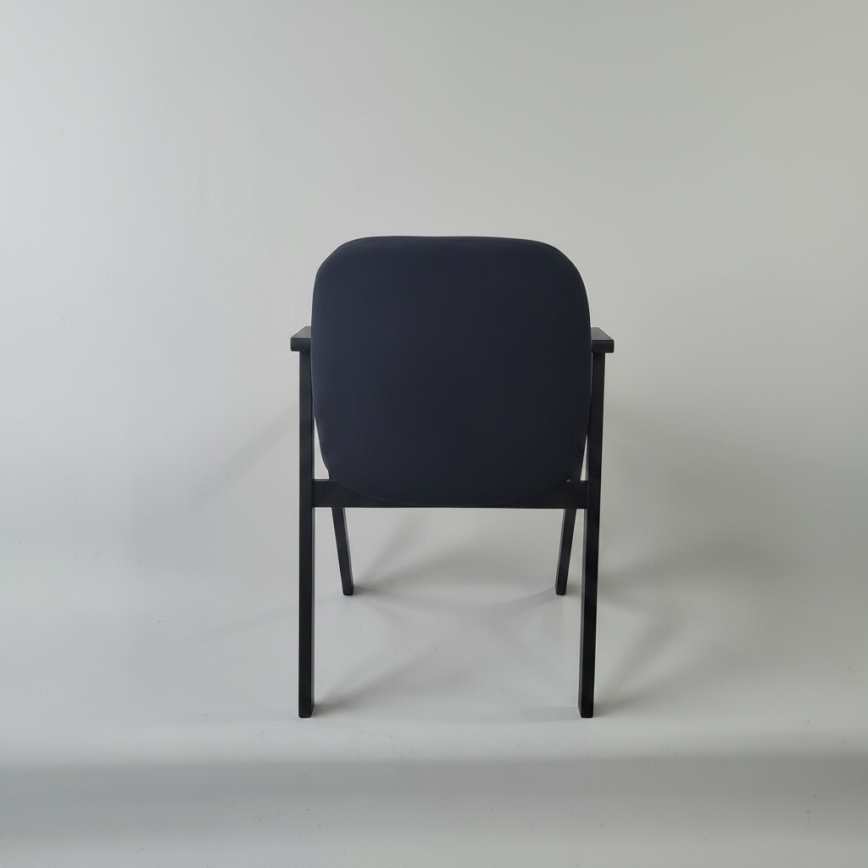 Chaise de salle à manger GARDA noire/anthracite