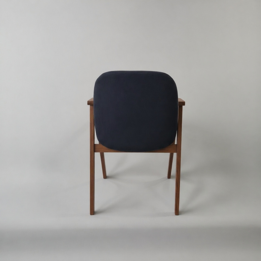 Chaise de salle à manger GARDA noyer/anthracite