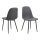 Chaise de salle à manger KAIA 1 pcs gris foncé