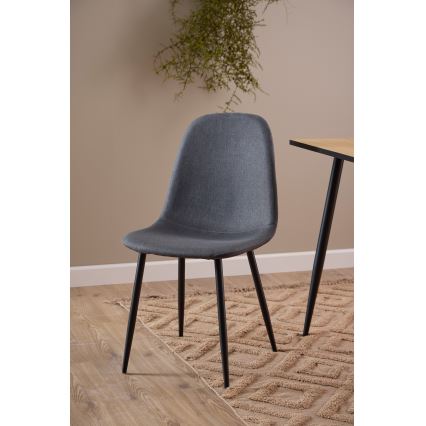 Chaise de salle à manger KAIA 1 pcs gris foncé
