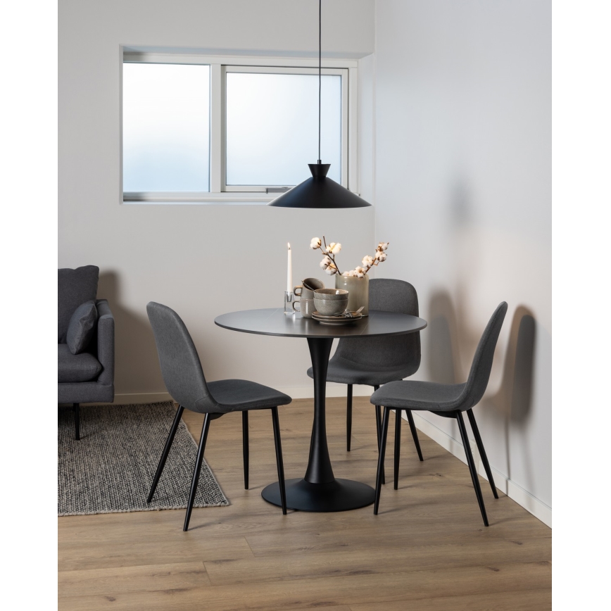 Chaise de salle à manger KAIA 1 pcs gris foncé