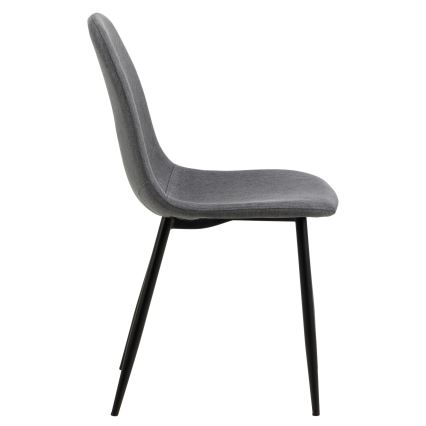 Chaise de salle à manger KAIA 1 pcs gris foncé