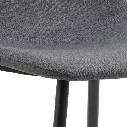 Chaise de salle à manger KAIA 1 pcs gris foncé