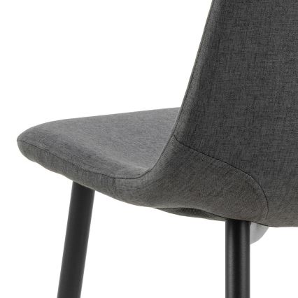 Chaise de salle à manger KAIA 1 pcs gris foncé