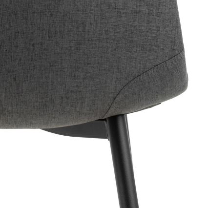 Chaise de salle à manger KAIA 1 pcs gris foncé