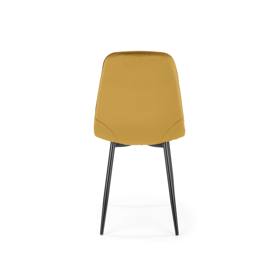 Chaise de salle à manger KINDREL 1 pièce jaune